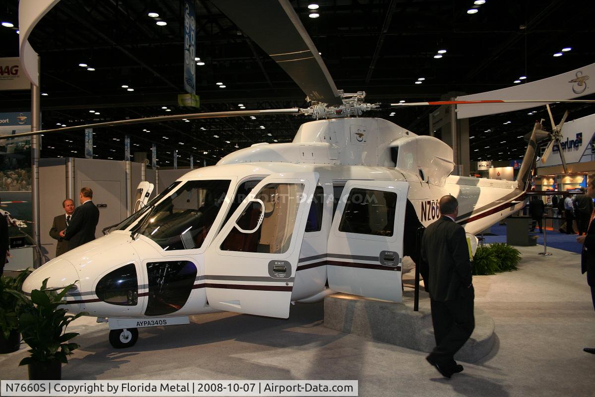 N7660S, 2007 Sikorsky S-76C-2 C/N 760676, Sikorsky S-76 at NBAA Orlando