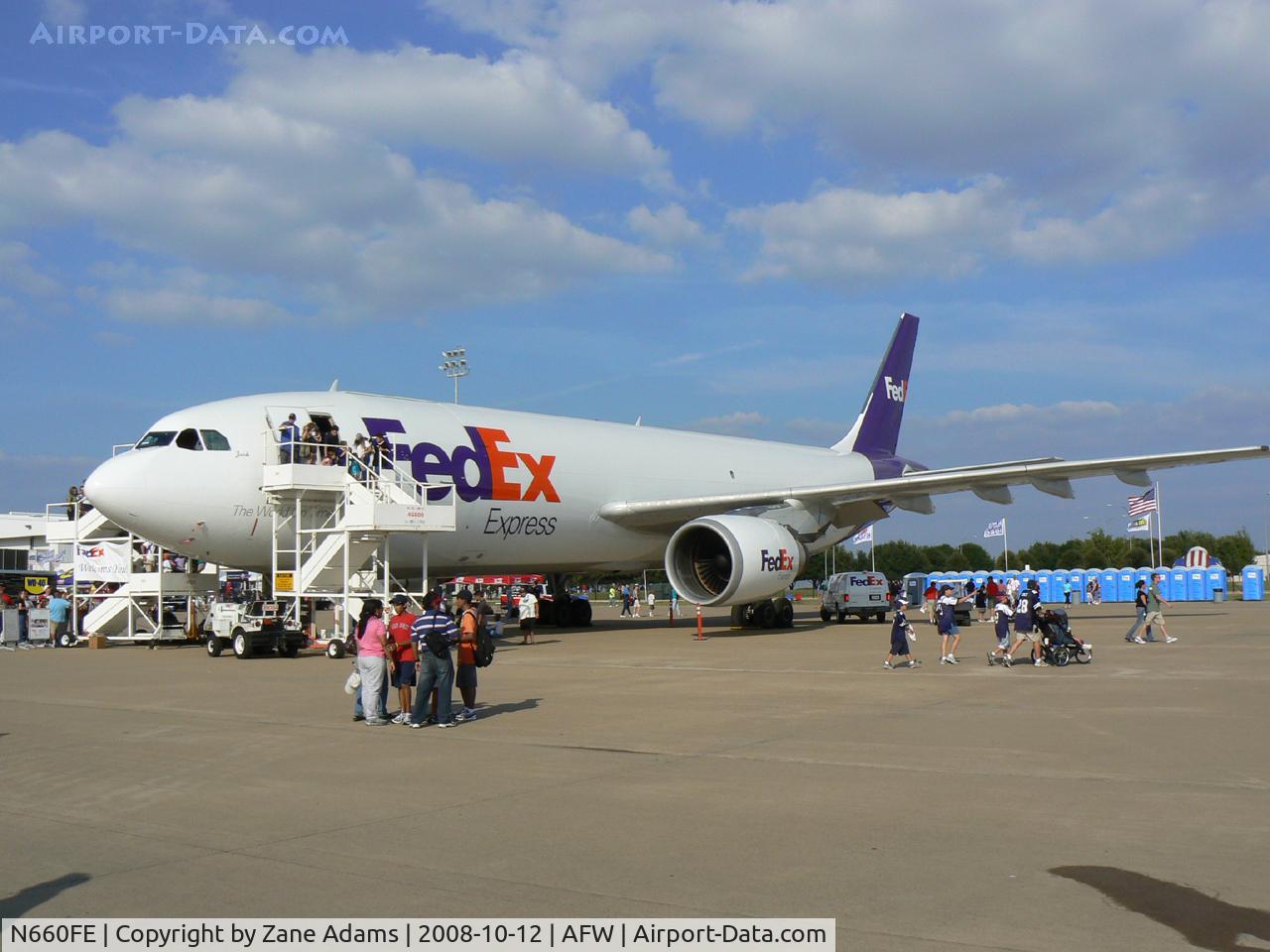 N660FE, 1995 Airbus A300F4-605R C/N 759, At the 2008 Alliance Airshow
