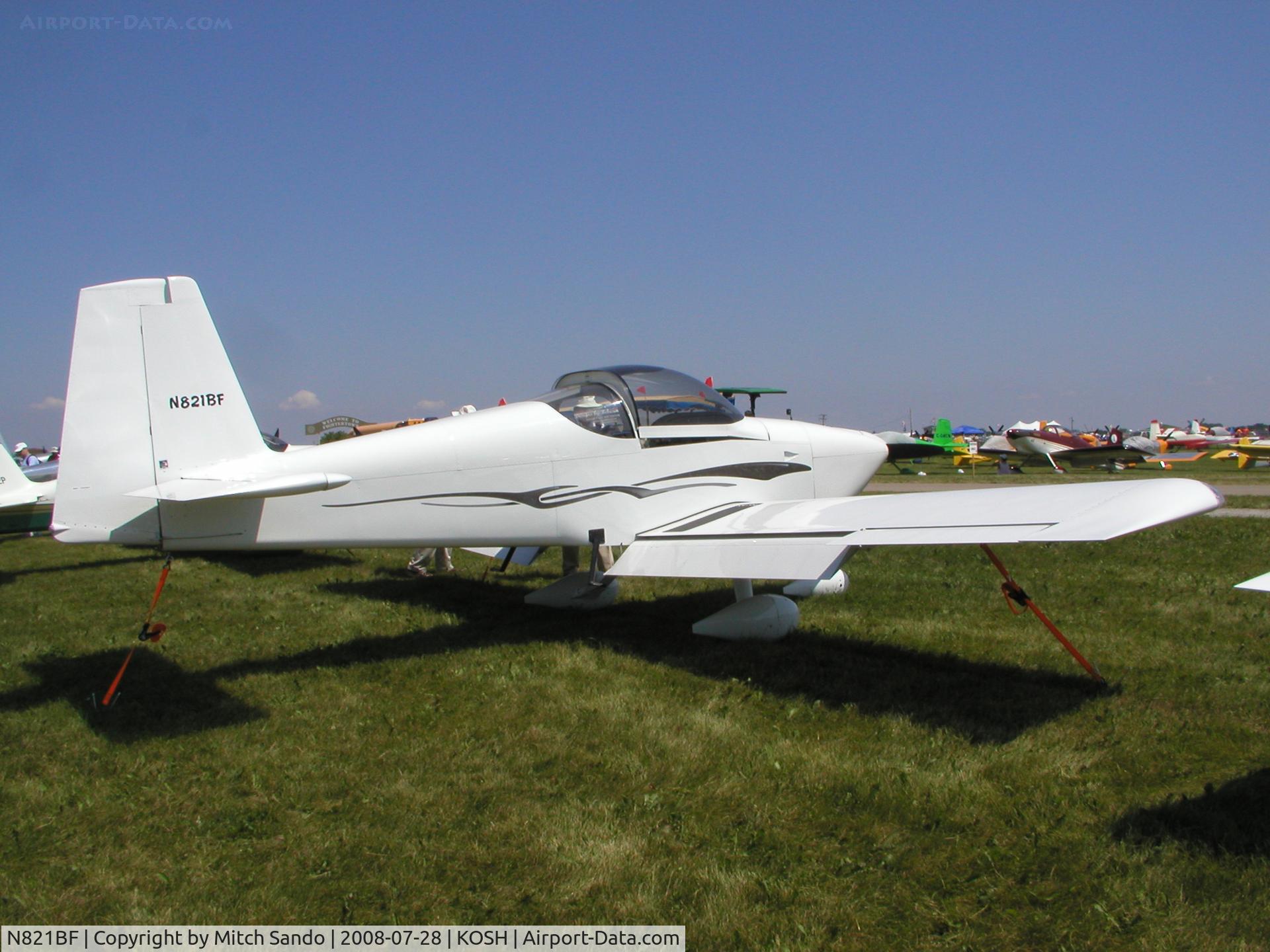 N821BF, 2004 Vans RV-9A C/N 90793, EAA AirVenture 2008.
