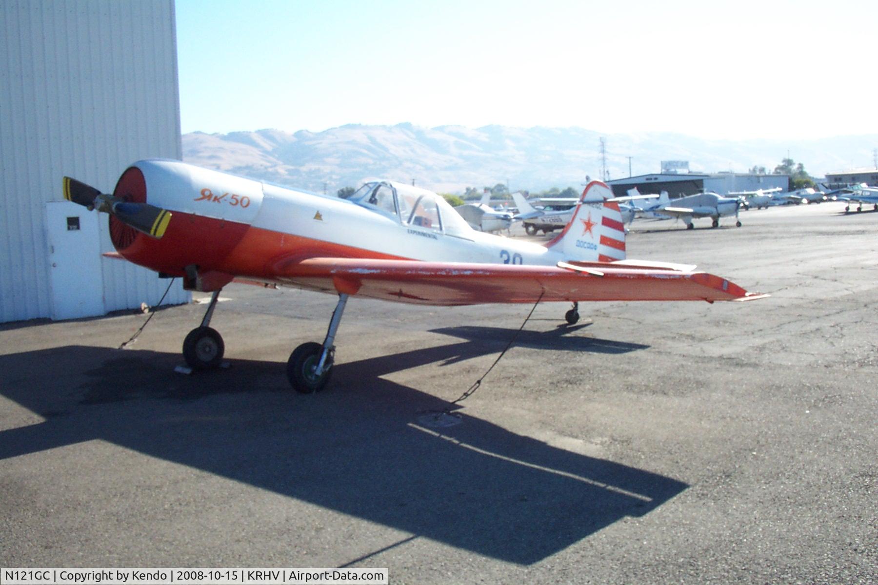 N121GC, 1984 Yakovlev Yak-50 C/N 842901, Lft side