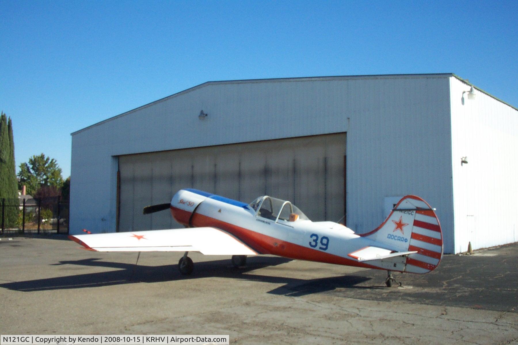 N121GC, 1984 Yakovlev Yak-50 C/N 842901, Tail number