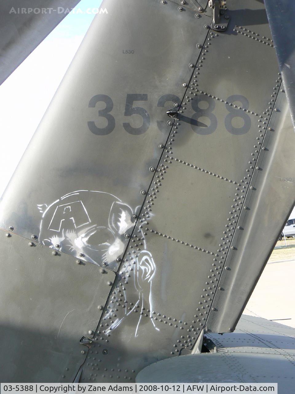 03-5388, 2003 Boeing AH-64D Longbow Apache C/N PVD397, At the 2008 Alliance Airshow