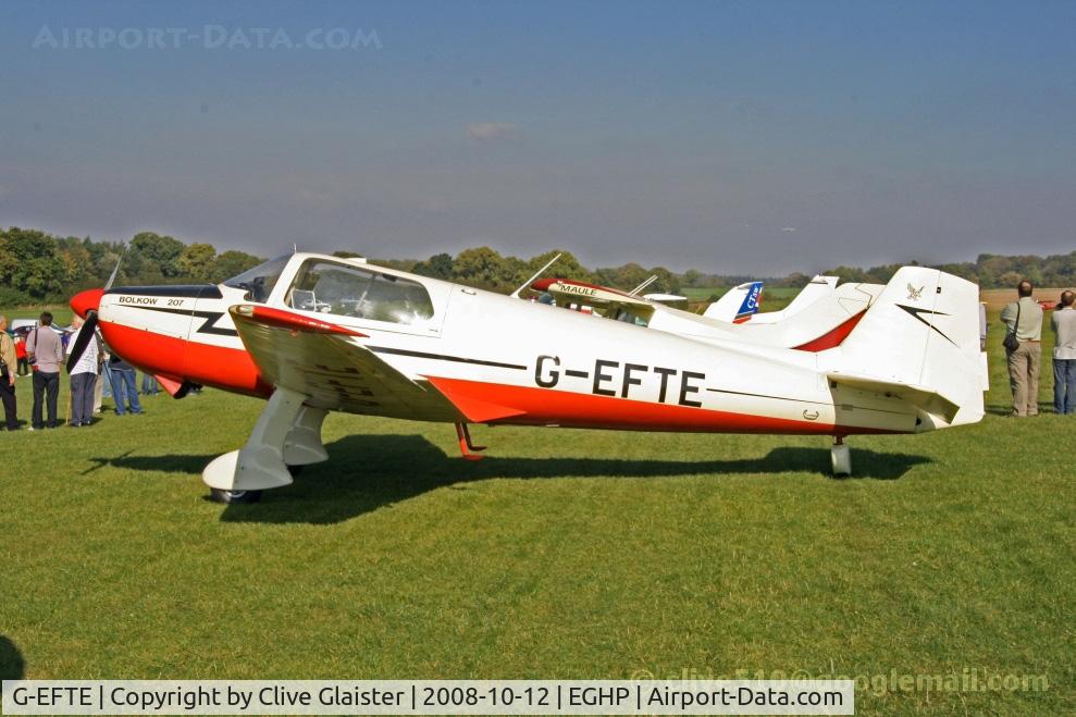 G-EFTE, 1961 Bolkow Bo-207 C/N 218, Ex: D-EFTE