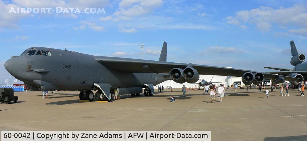 60-0042, 1960 Boeing B-52H Stratofortress C/N 464407, At the 2008 Alliance Airshow -  AutoStitch