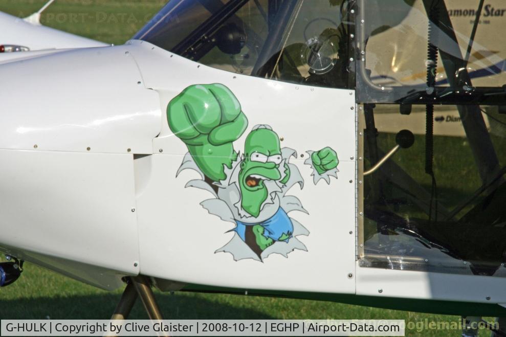 G-HULK, 2007 Best Off Skyranger 912(2) C/N BMAA/HB/238, Showing art work.