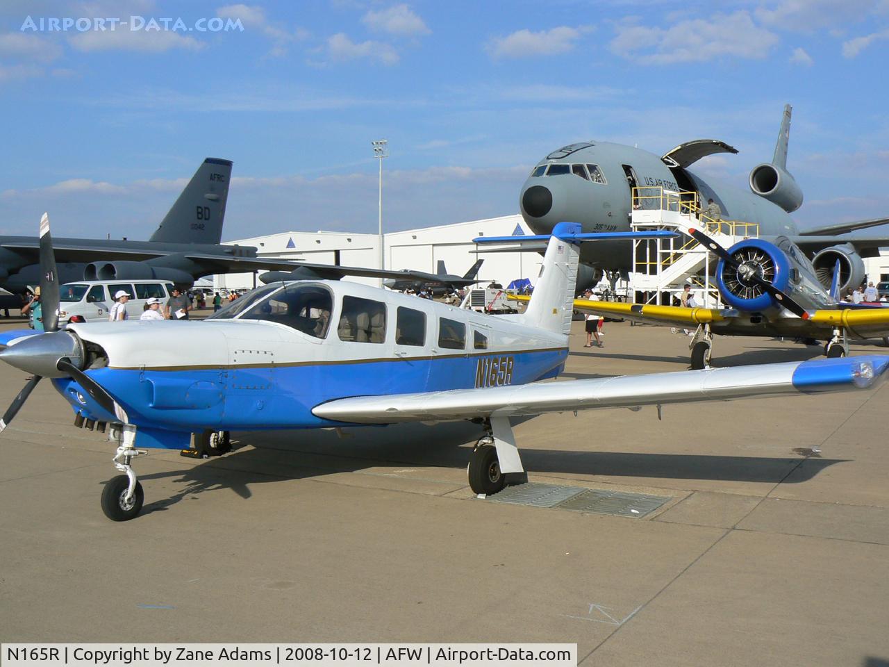 N165R, 1977 Piper PA-32RT-300 Lance II C/N 32R-7885217, At the 2008 Alliance Airshow - Photo Stitch