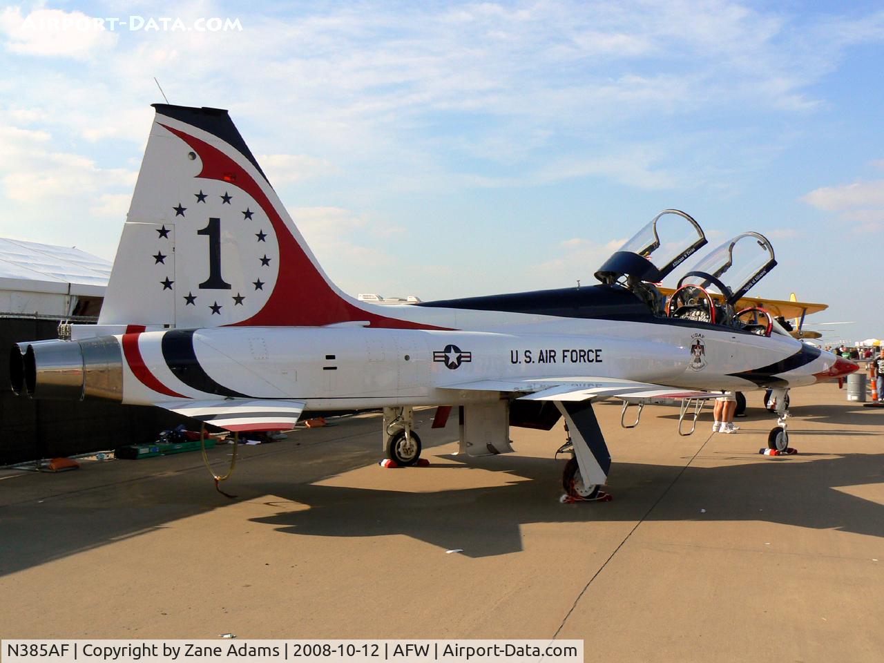 N385AF, 1964 Northrop T-38 C/N 45678, At the 2008 Alliance Airshow - Ross Perot Jr.'s T-38