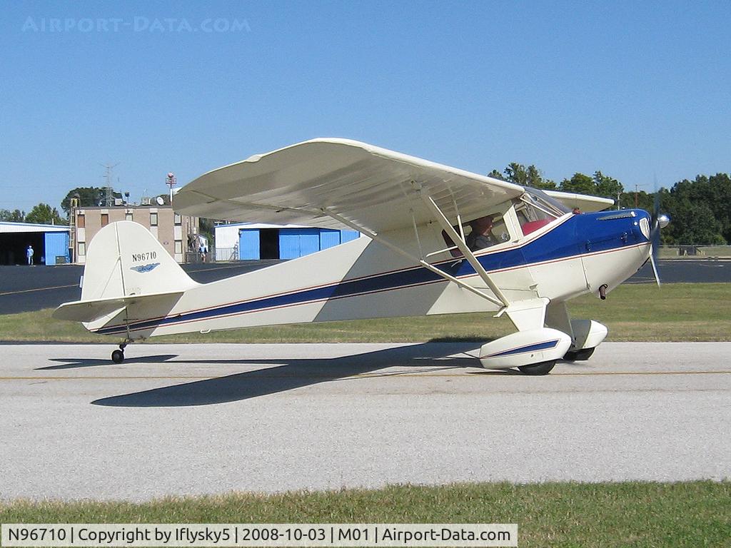 N96710, 1946 Taylorcraft BC12-D C/N 9010, N96710 TAYLORCRAFT BC12-D
