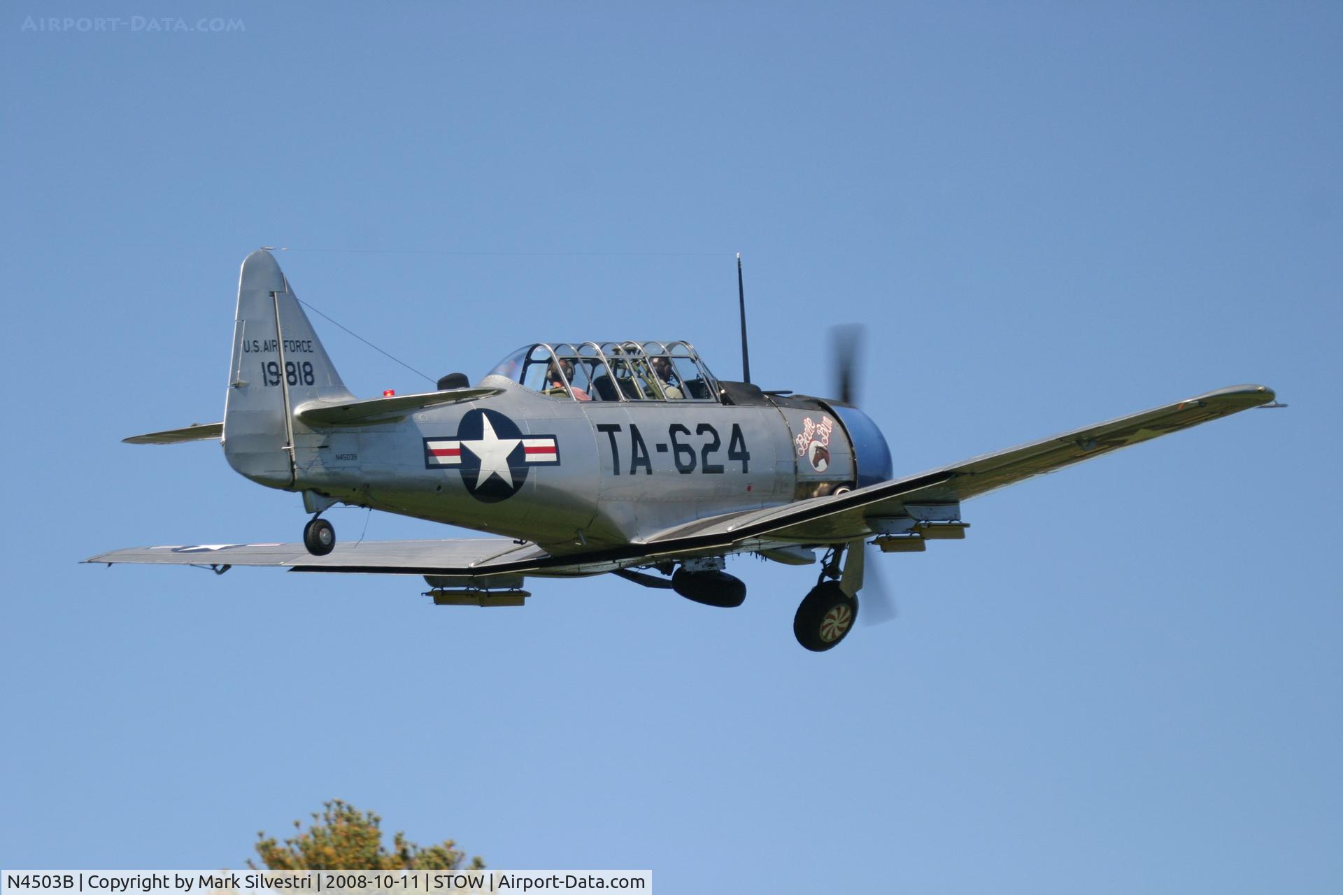 N4503B, 1944 North American AT-6F C/N 121-42583, Collings Foundation WWII Reenactment / Open House