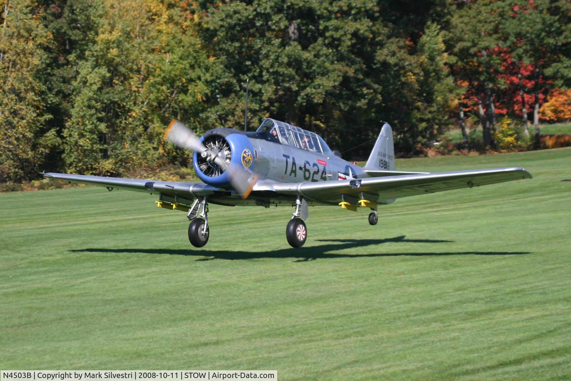 N4503B, 1944 North American AT-6F C/N 121-42583, Collings Foundation WWII Reenactment / Open House