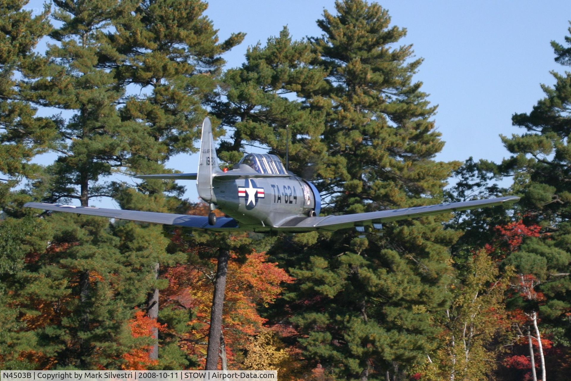 N4503B, 1944 North American AT-6F C/N 121-42583, Collings Foundation WWII Reenactment / Open House