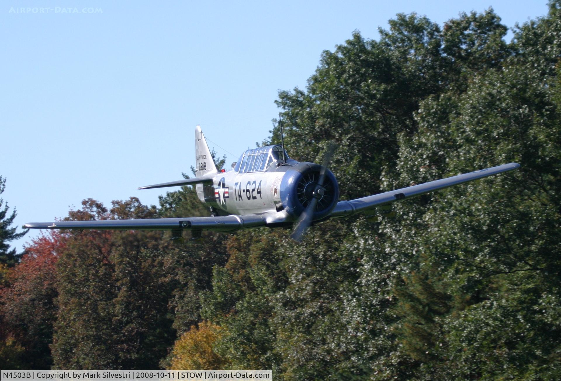 N4503B, 1944 North American AT-6F C/N 121-42583, Collings Foundation WWII Reenactment / Open House