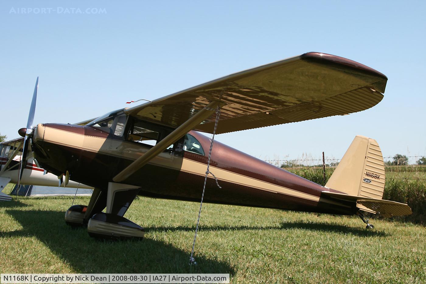 N1168K, 1946 Luscombe 8A C/N 3895, /
