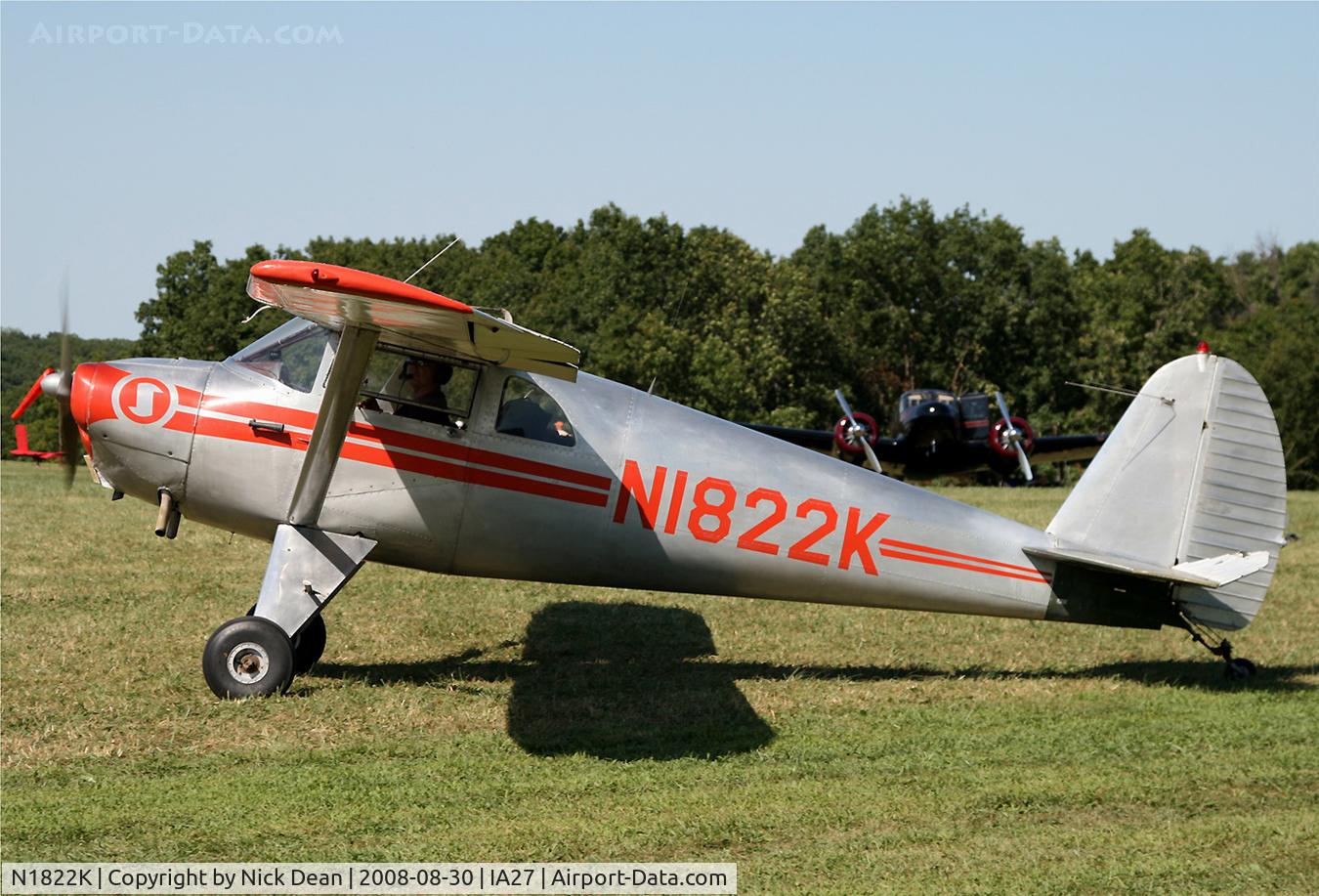 N1822K, 1946 Luscombe 8E Silvaire C/N 4549, /