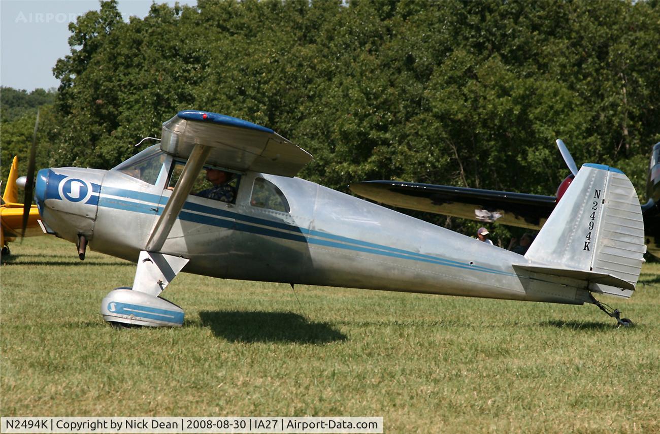 N2494K, 1947 Luscombe 8E Silvaire C/N 5221, /
