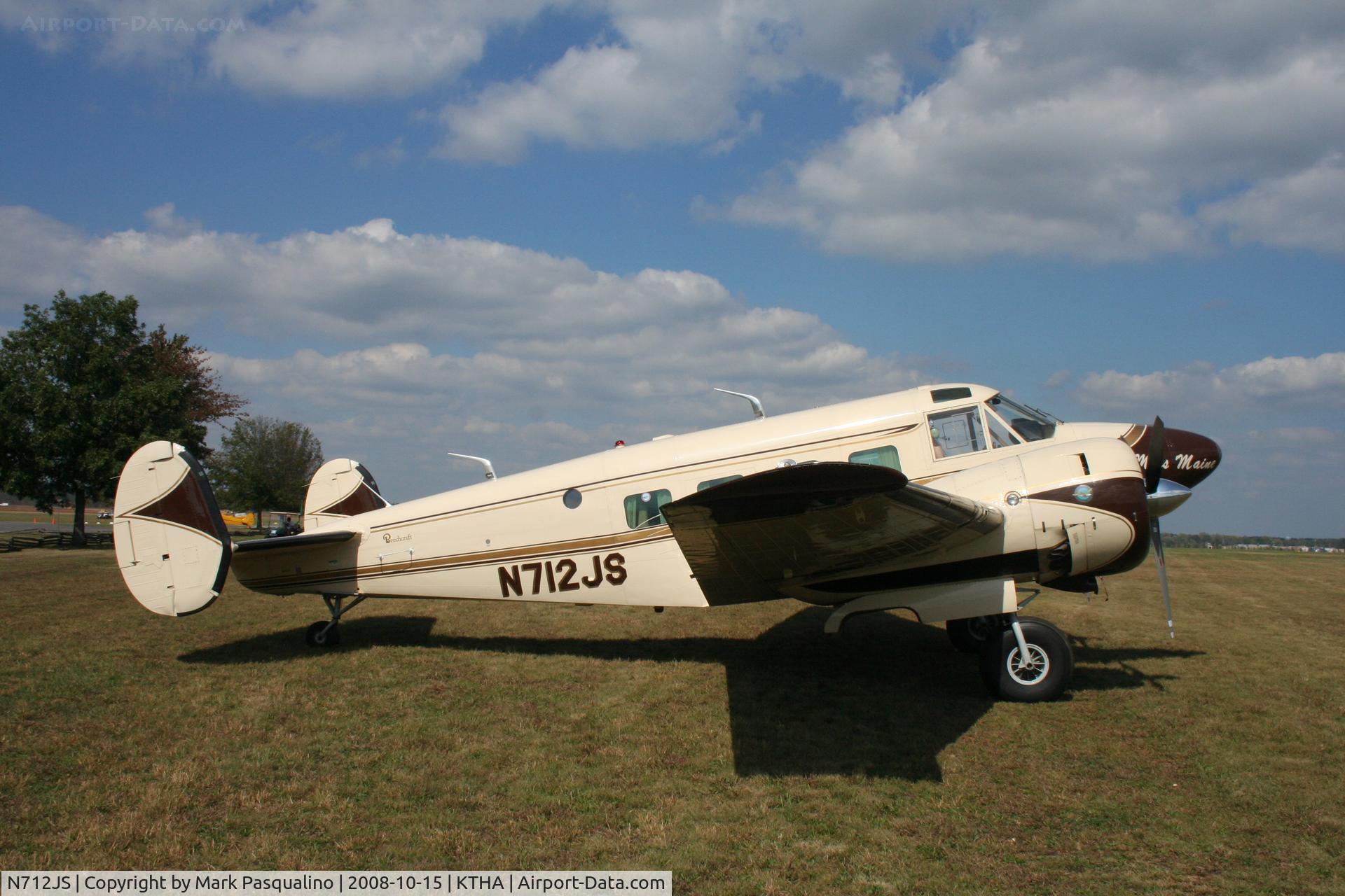 N712JS, 1959 Beech E18S-9700 C/N BA-453, Beech E18S