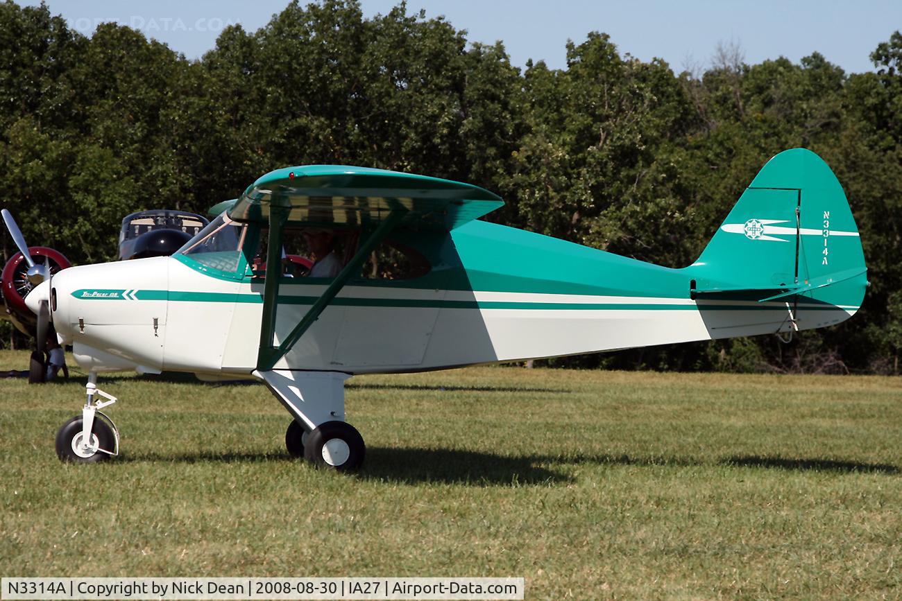 N3314A, 1953 Piper PA-22 Tri-Pacer C/N 22-1589, /