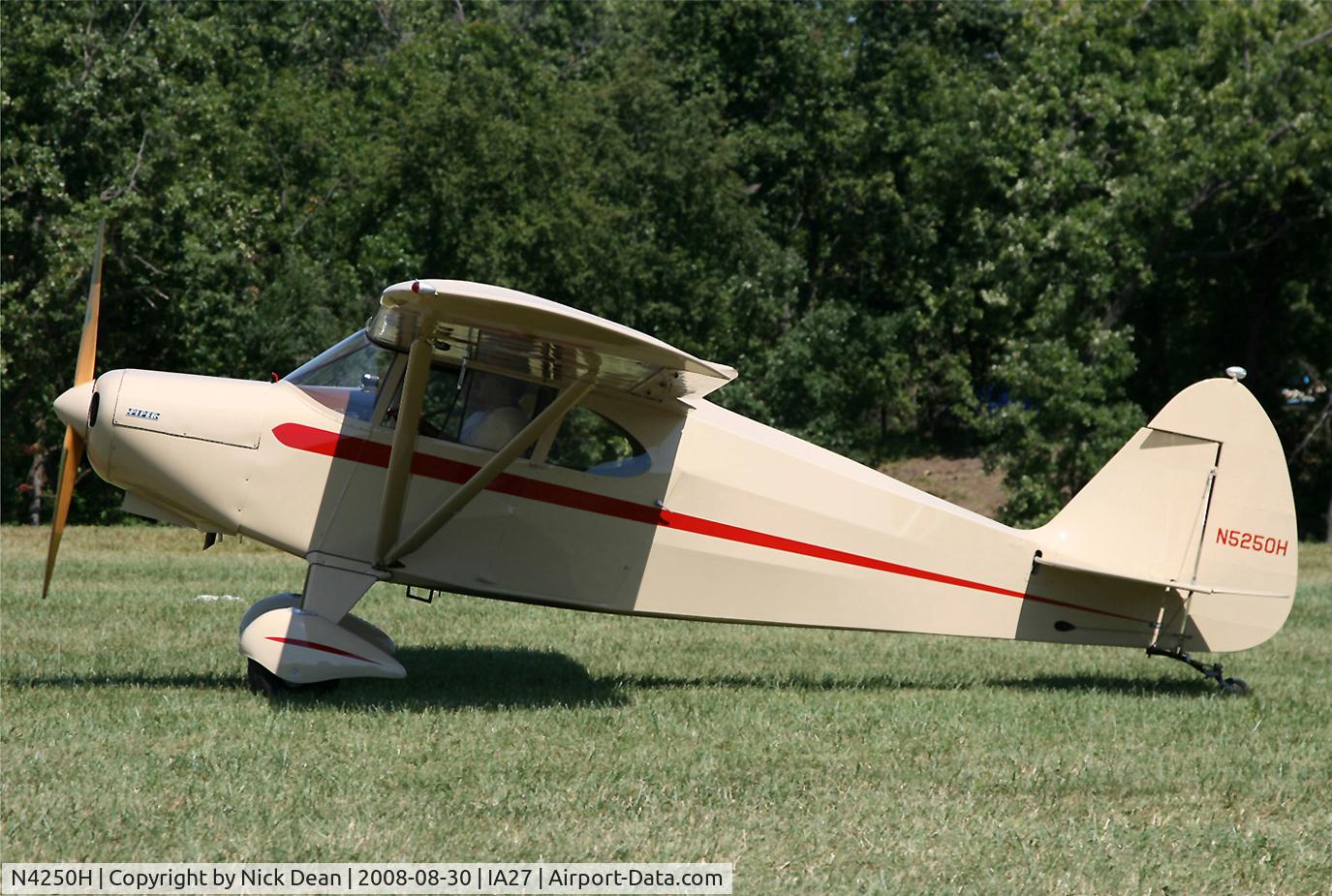 N4250H, 1948 Piper PA-14 Family Cruiser C/N 14-53, /