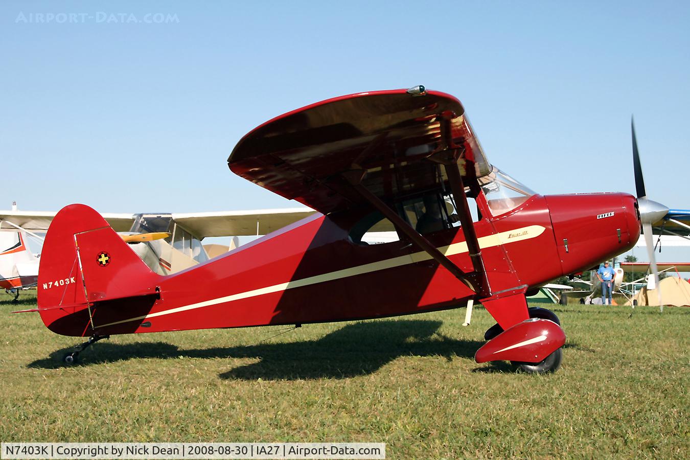 N7403K, 1950 Piper PA-20 Pacer C/N 20-311, /
