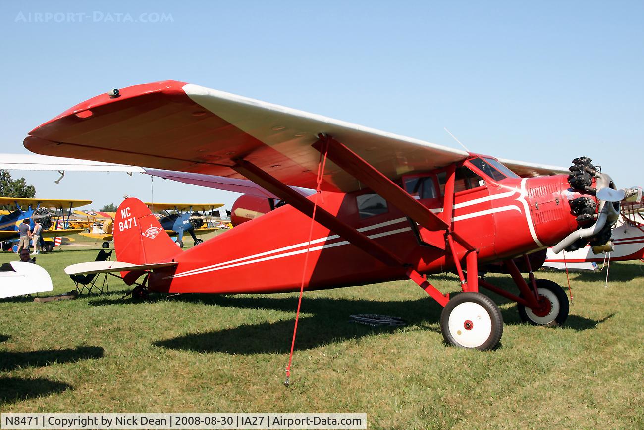 N8471, 1929 Stinson SM-2AA C/N 1069, /