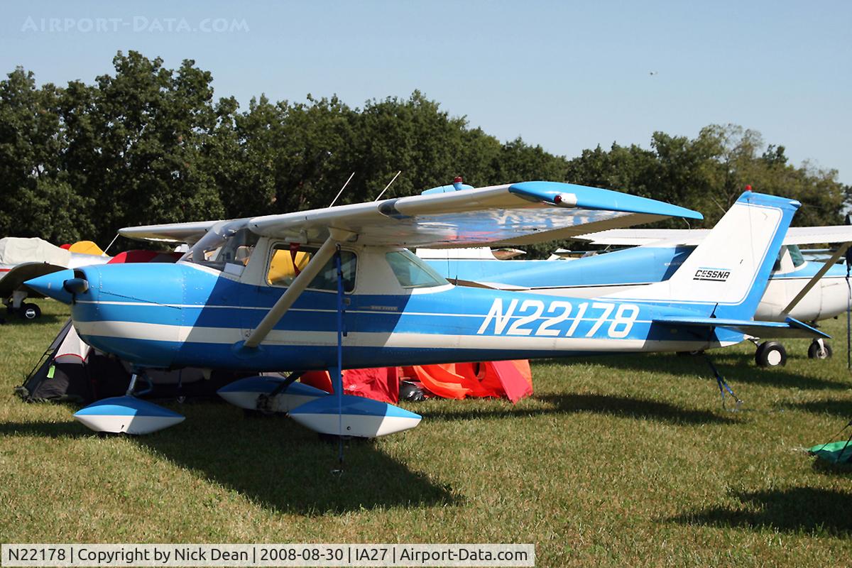 N22178, 1967 Cessna 150H C/N 15068118, /