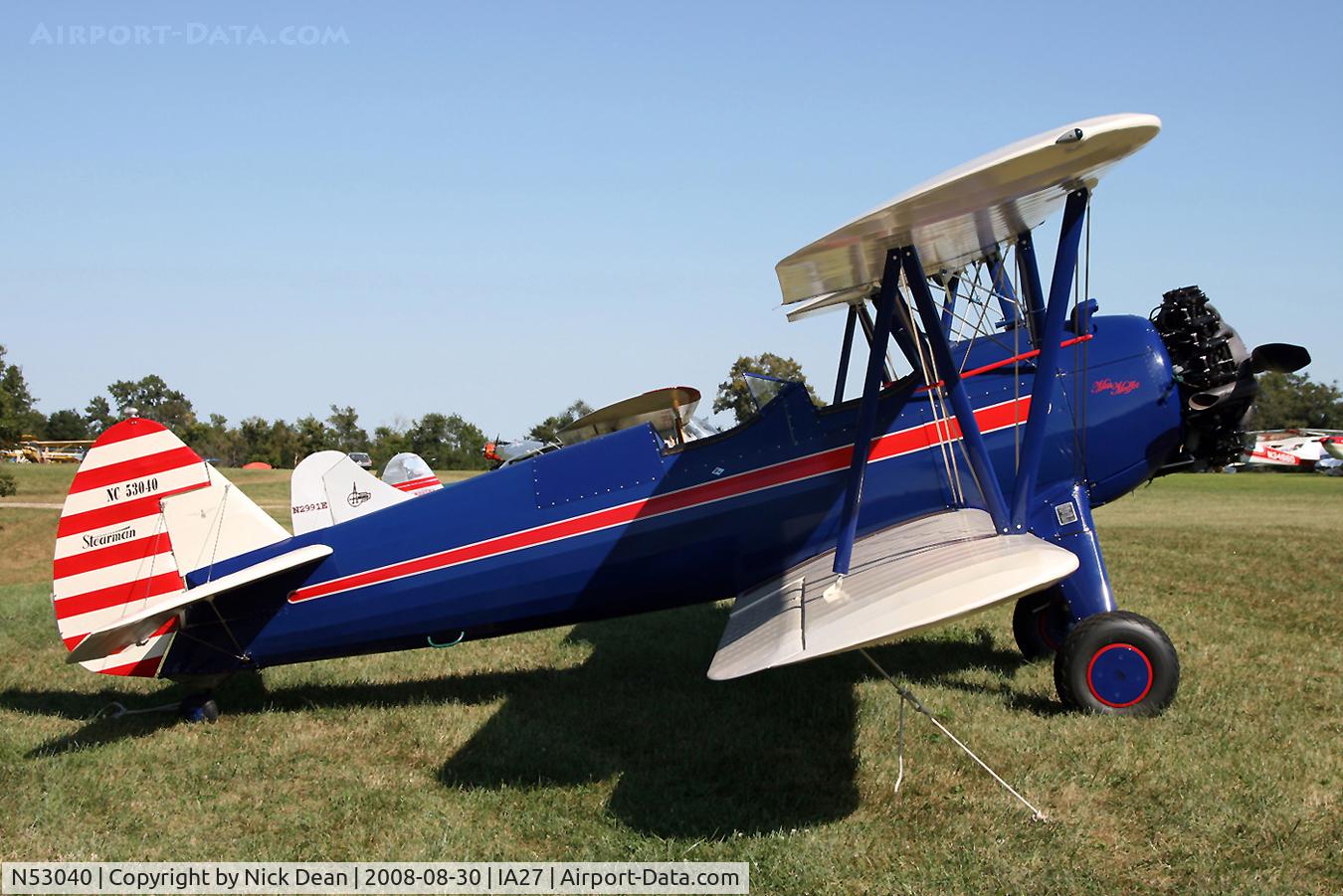 N53040, 1941 Boeing A75N1(PT17) C/N 75-799, /