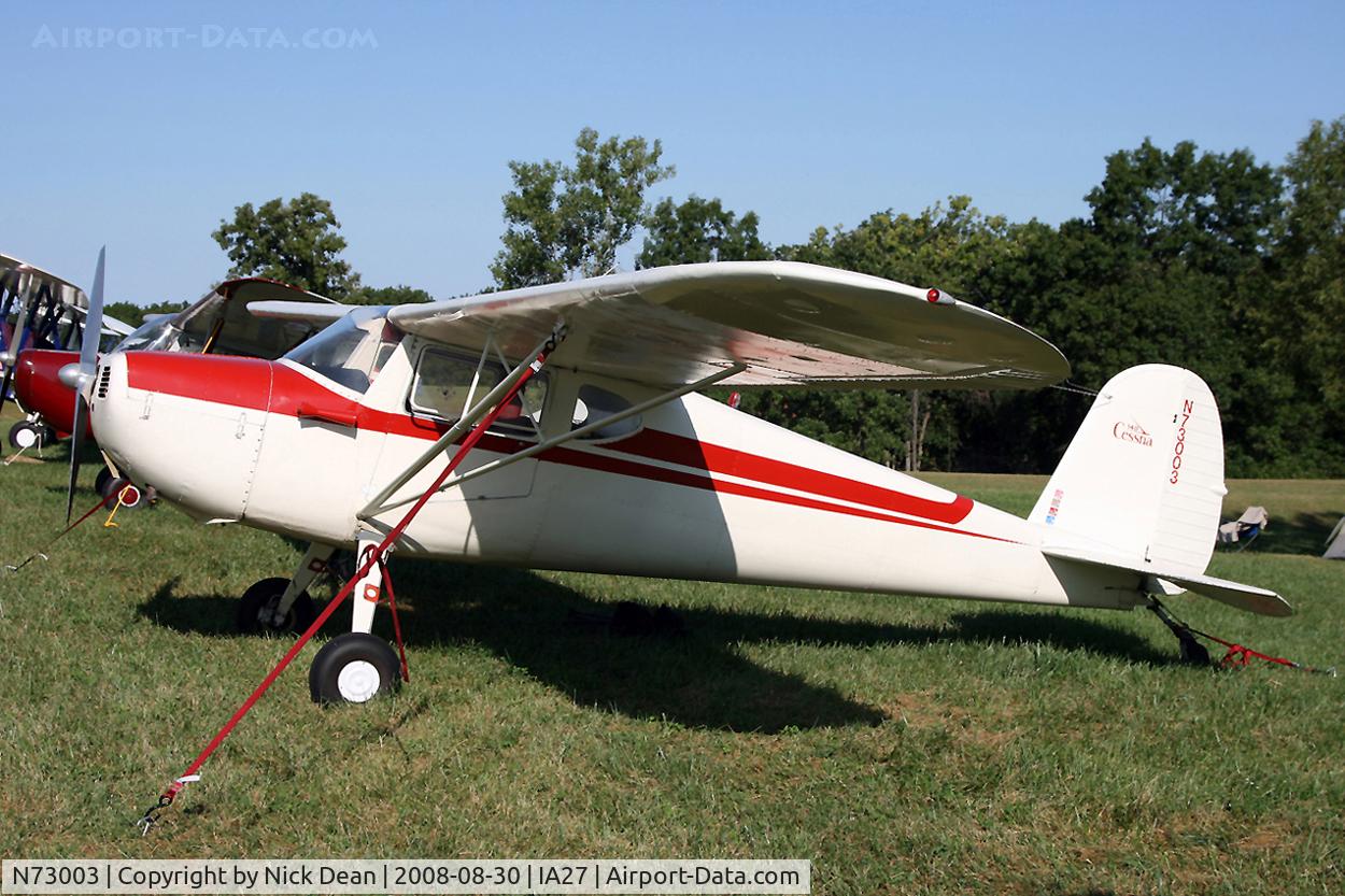 N73003, 1946 Cessna 140 C/N 10208, /