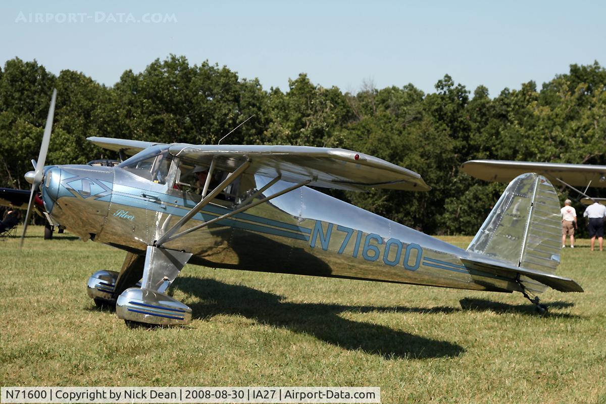 N71600, 1946 Luscombe 8A C/N 3027, /