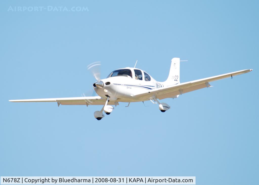 N678Z, 2002 Cirrus SR22 C/N 0311, On approach to 17L.