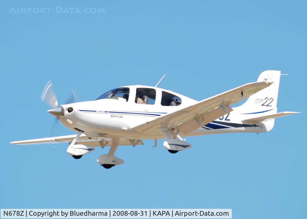 N678Z, 2002 Cirrus SR22 C/N 0311, On approach to 17L.