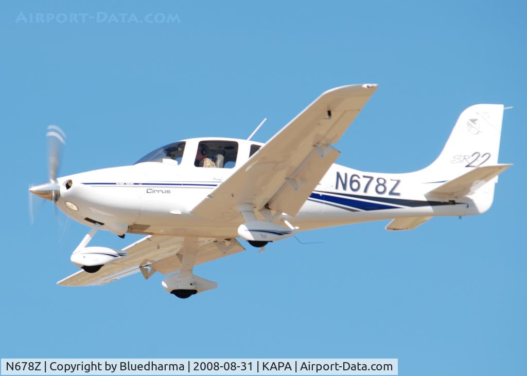 N678Z, 2002 Cirrus SR22 C/N 0311, On approach to 17L.