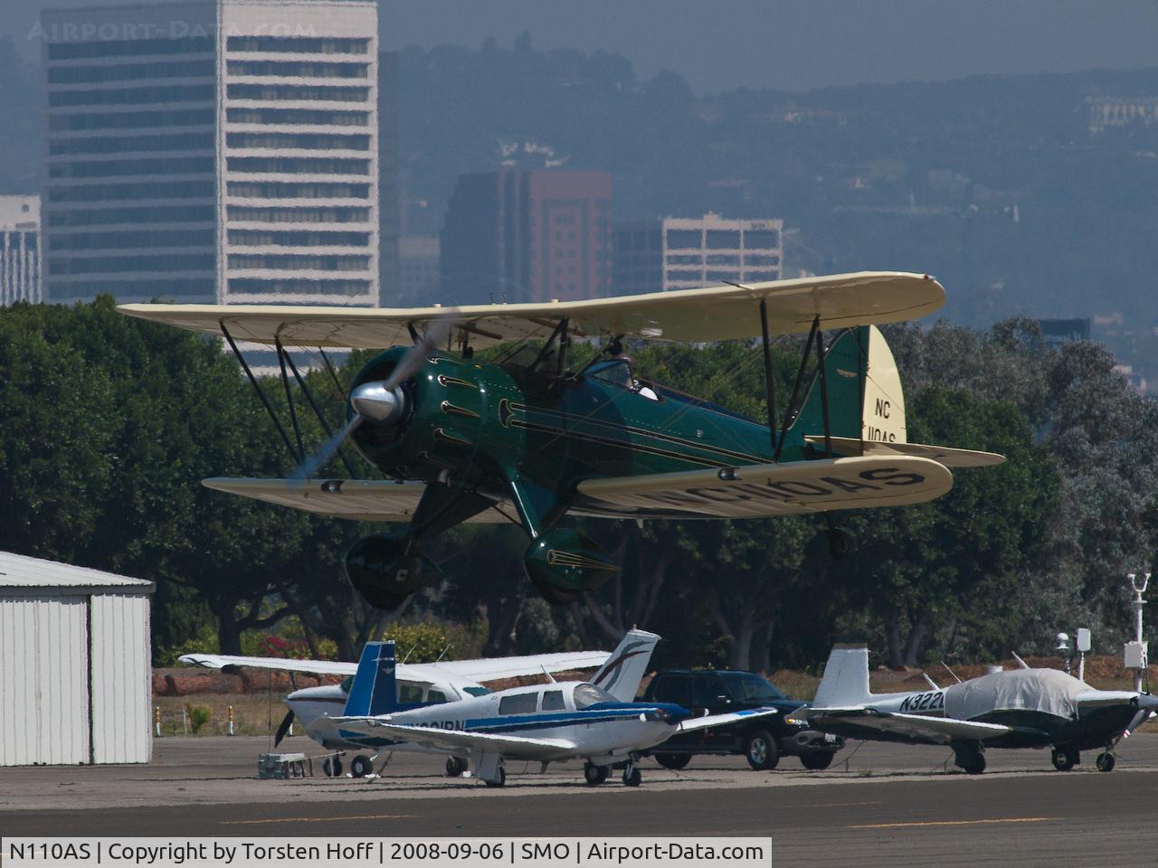 N110AS, 2005 Waco YMF-F5C C/N F5C110, N110AS departing from RWY 21