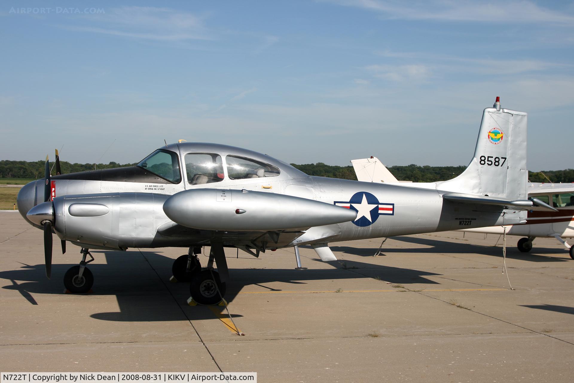 N722T, 1947 Temco D-16A Twin Navion C/N TTN-90 (NAV-4-482), /