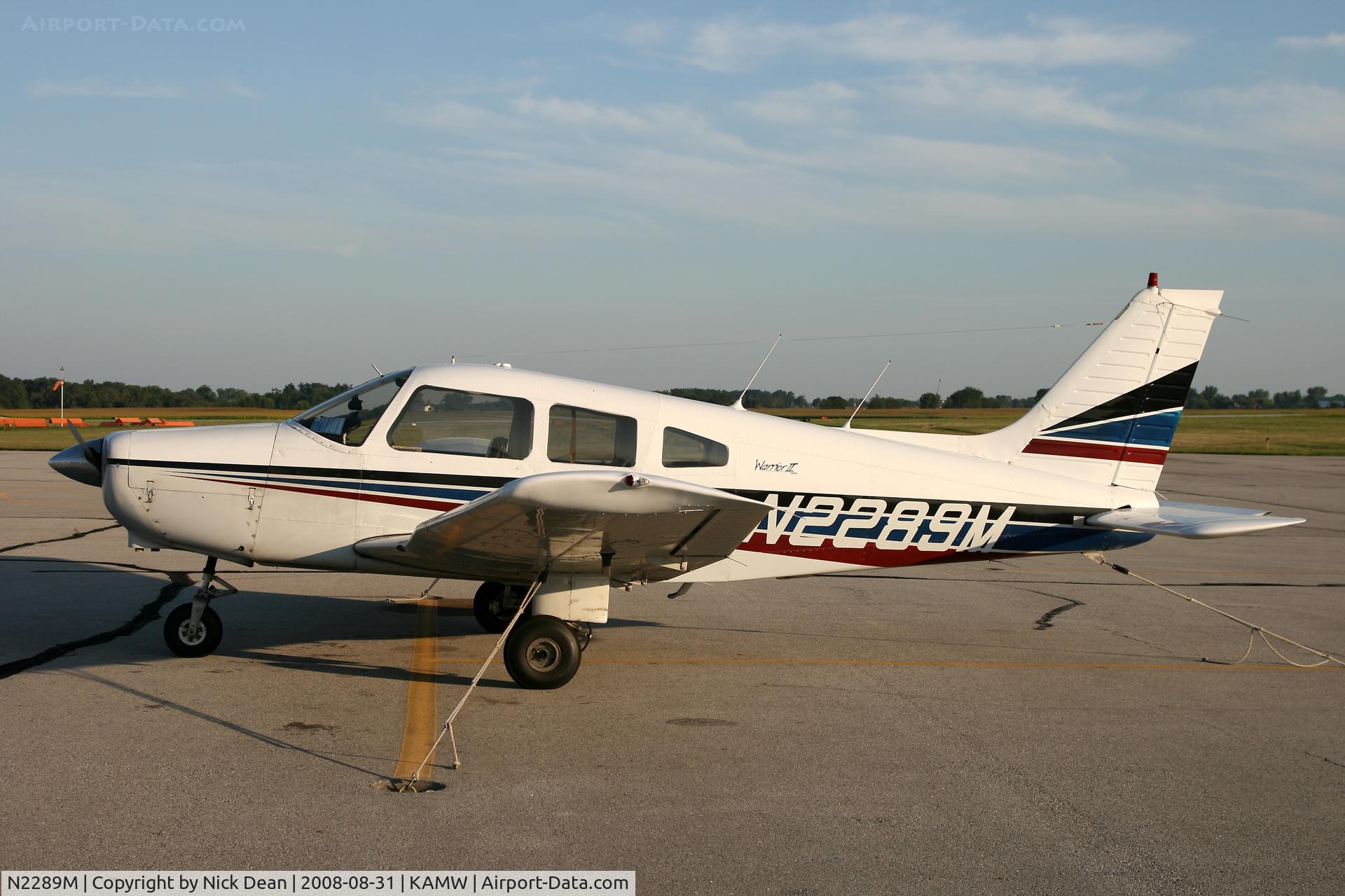 N2289M, 1977 Piper PA-28-161 C/N 28-7816274, /