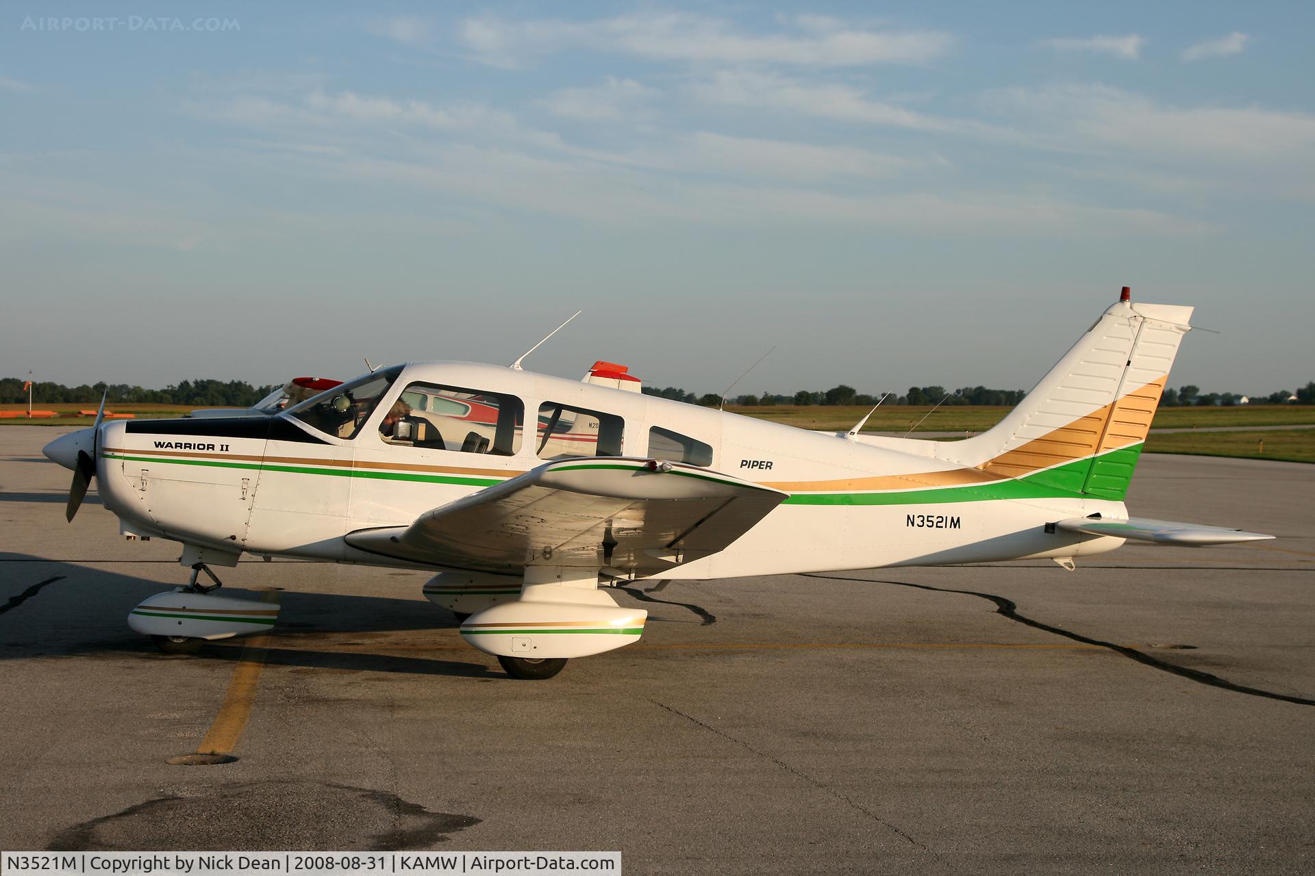 N3521M, 1978 Piper PA-28-161 C/N 28-7816350, /