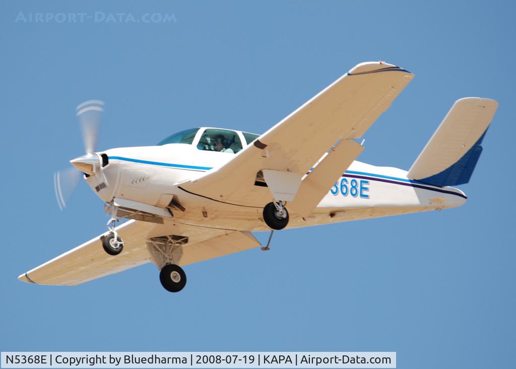 N5368E, 1959 Beech K35 Bonanza C/N D-5847, On approach to 17L.