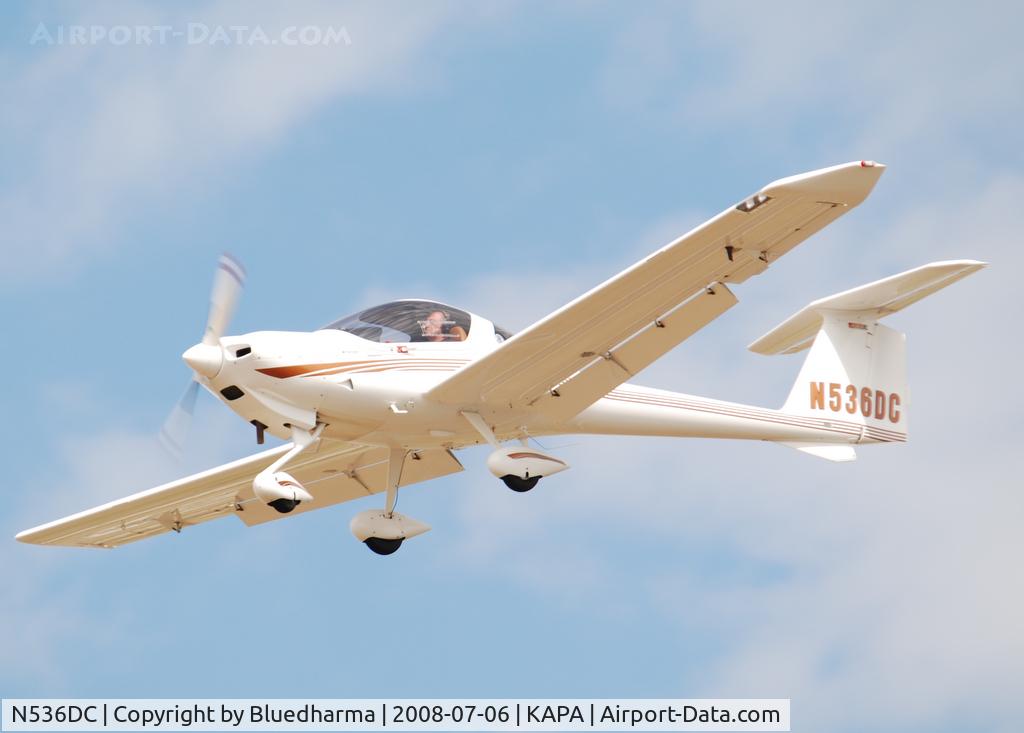 N536DC, 2003 Diamond DA-20C-1 Eclipse C/N C0236, On approach to 17L.