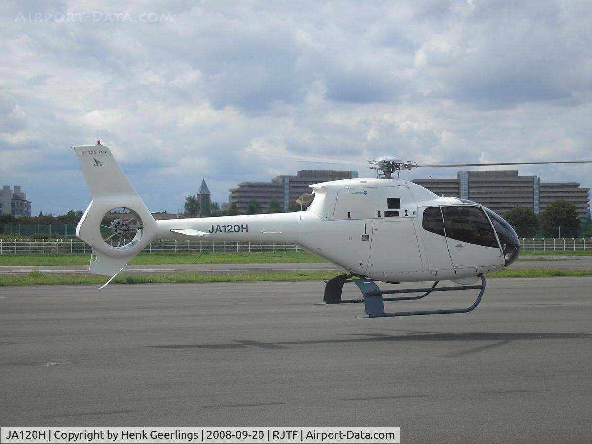 JA120H, Eurocopter EC-120B Colibri C/N 1234, Chofu Airport near Tokyo , Private Heli