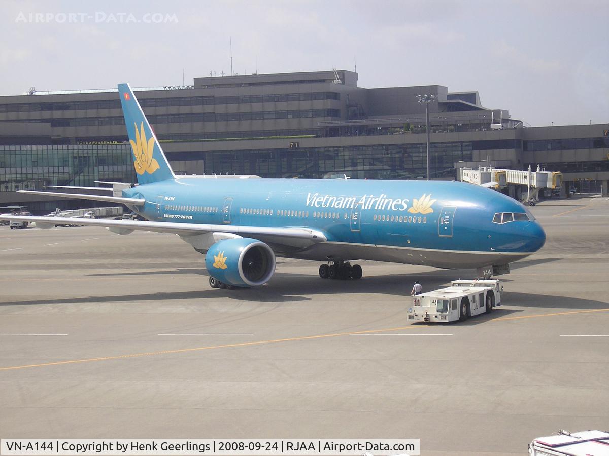 VN-A144, Boeing 777-2K6/ER C/N 33503, Vietnam Airlines - Narita, Tokyo