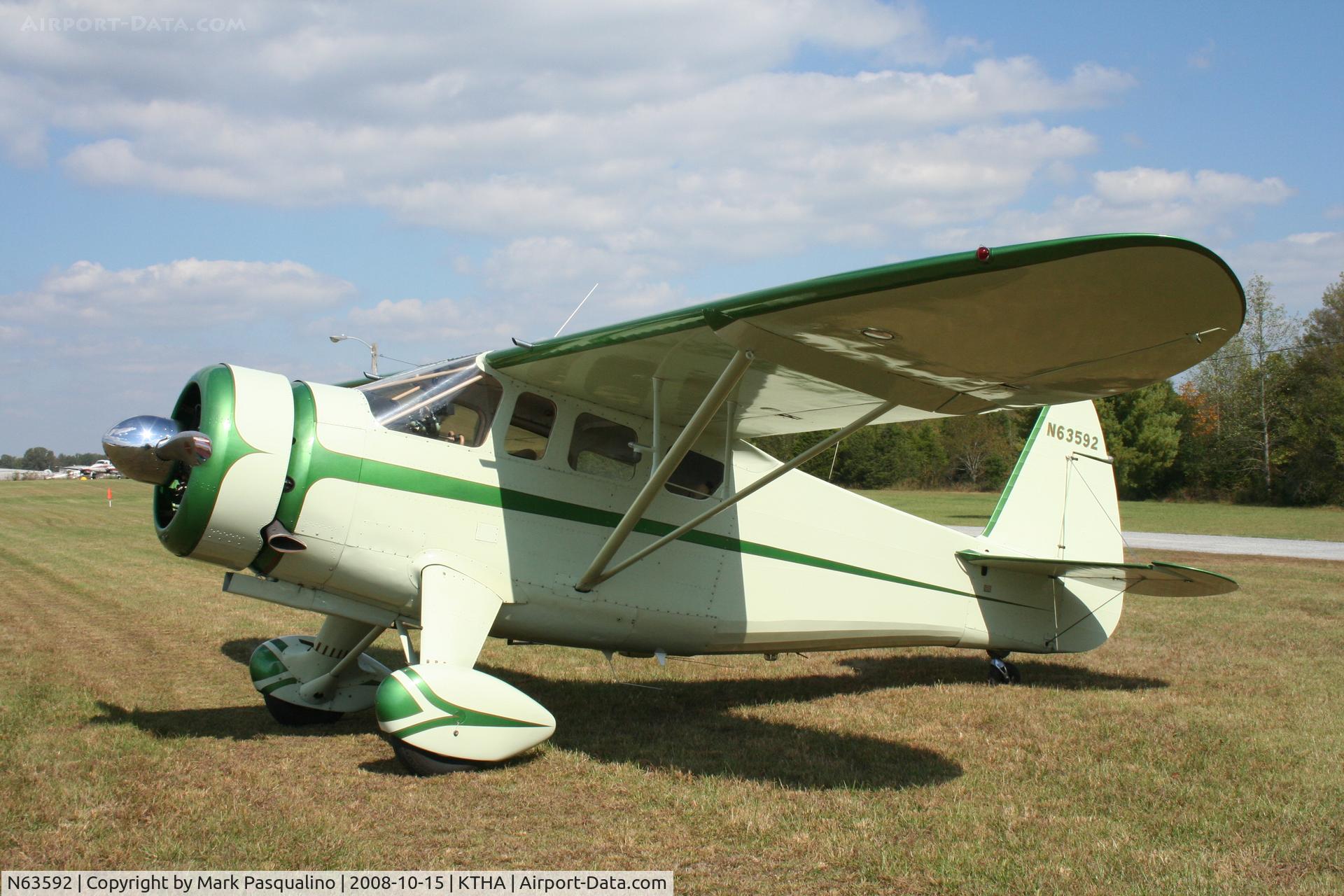 N63592, 1944 Howard Aircraft DGA-15P C/N 993, Howard DGA-15P