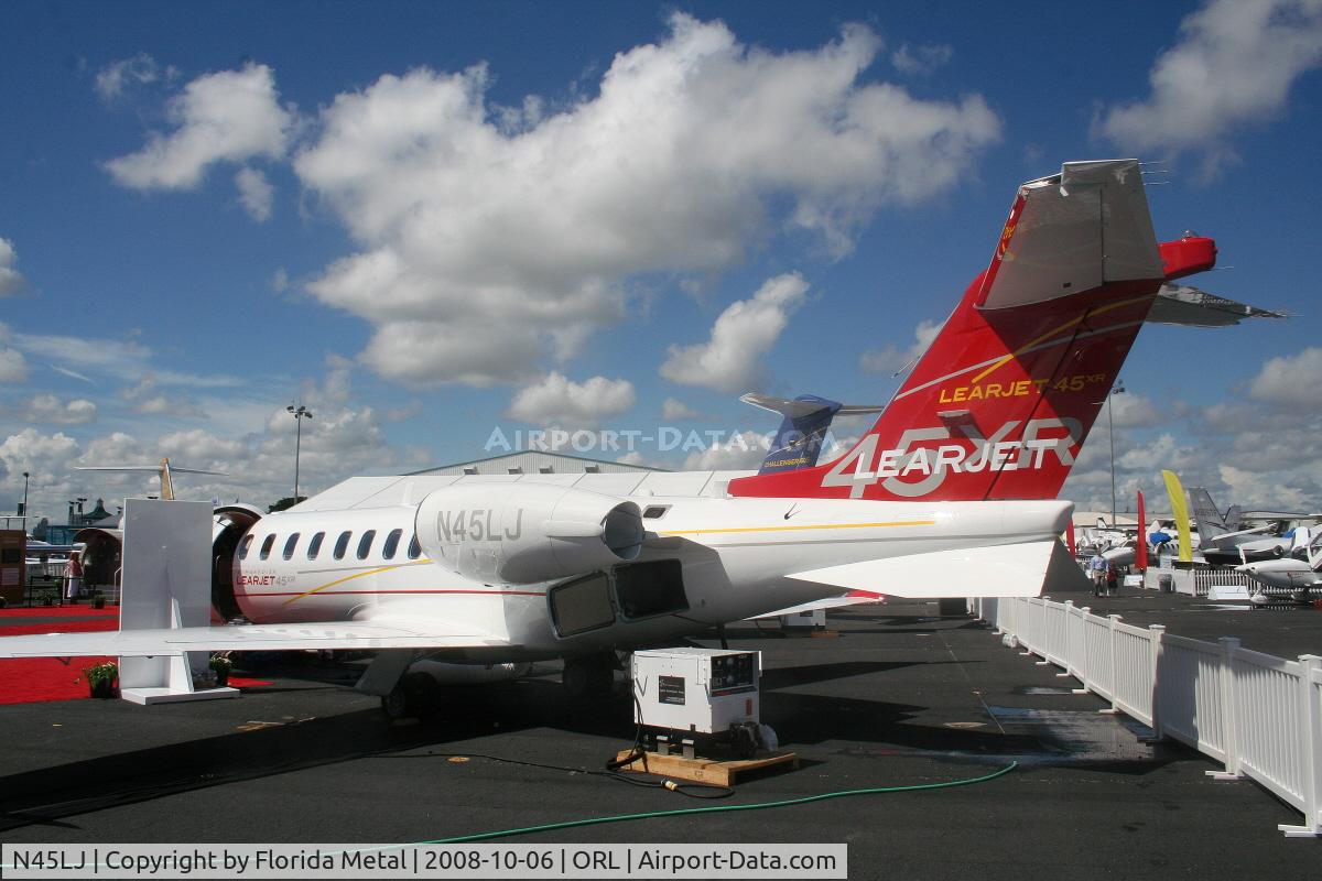 N45LJ, 2004 Learjet Inc 45 C/N 45-239, Lear 45 at NBAA in Bombardier display