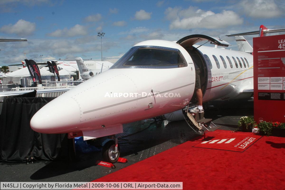 N45LJ, 2004 Learjet Inc 45 C/N 45-239, Lear 45 at NBAA in Bombardier display