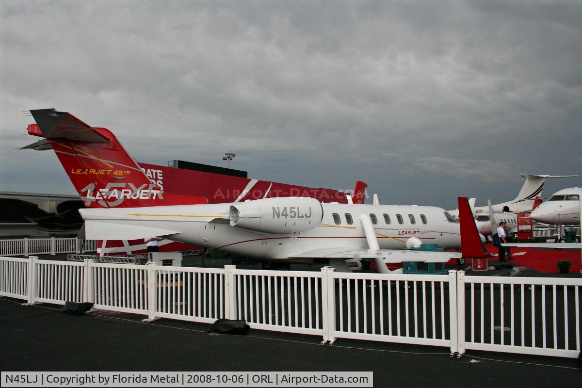 N45LJ, 2004 Learjet Inc 45 C/N 45-239, Lear 45 at NBAA in Bombardier display