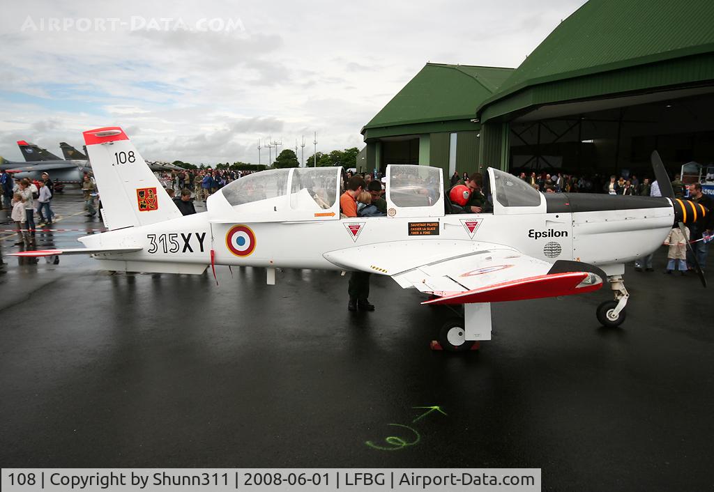 108, Socata TB-30 Epsilon C/N 108, Displayed during LFBG Airshow 2008