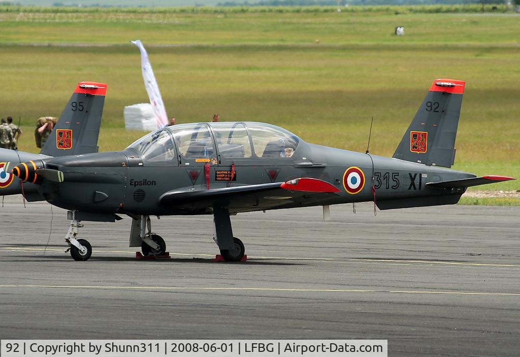 92, Socata TB-30 Epsilon C/N 92, Used as a demo aircraft during LFBG Airshow 2008