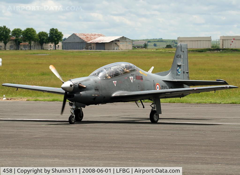 458, Embraer EMB-312F Tucano C/N 312458, Used as a spare aircraft during LFBG Airshow 2008