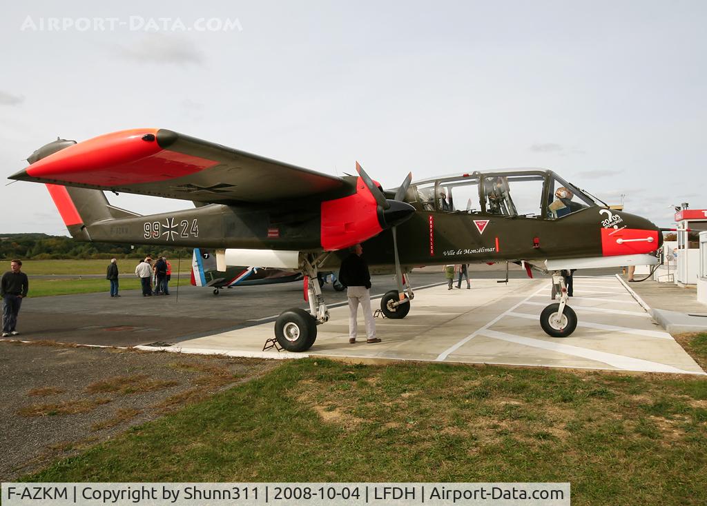 F-AZKM, 1971 North American OV-10B Bronco C/N 338-9 (305-65), Old aircraft who has participated to the Gimont Airshow 2008... Only one in Europe who fly !