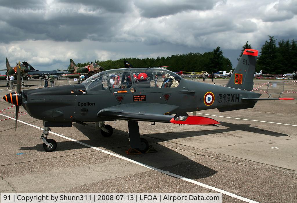 91, Socata TB-30 Epsilon C/N 91, Displayed during LFOA Airshow 2008