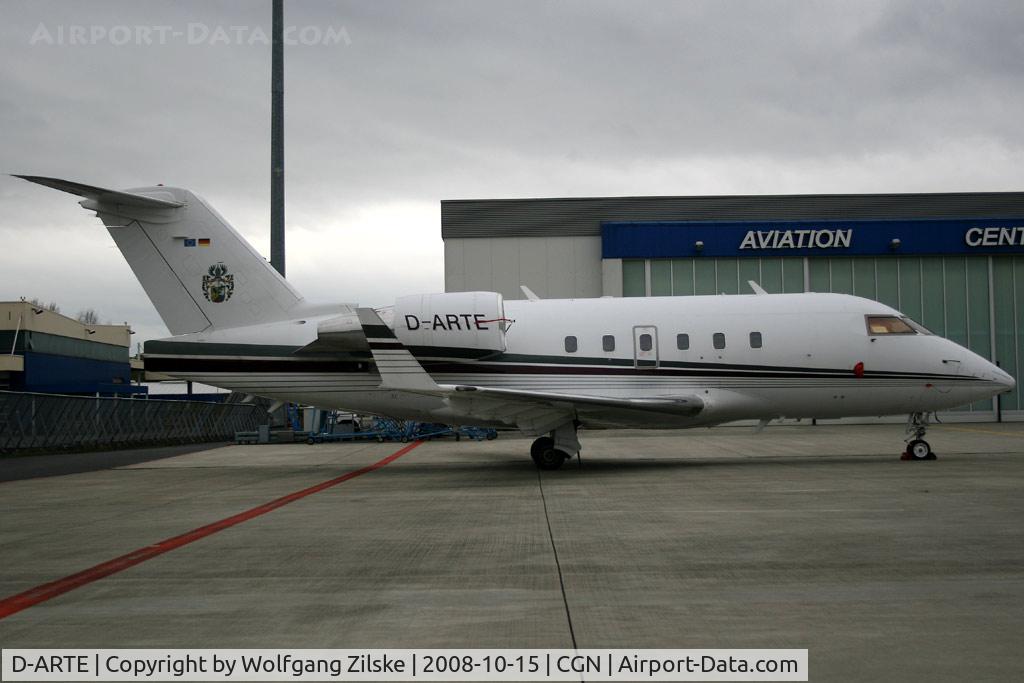 D-ARTE, 1989 Canadair Challenger 601-3A (CL-600-2B16) C/N 5060, visitor