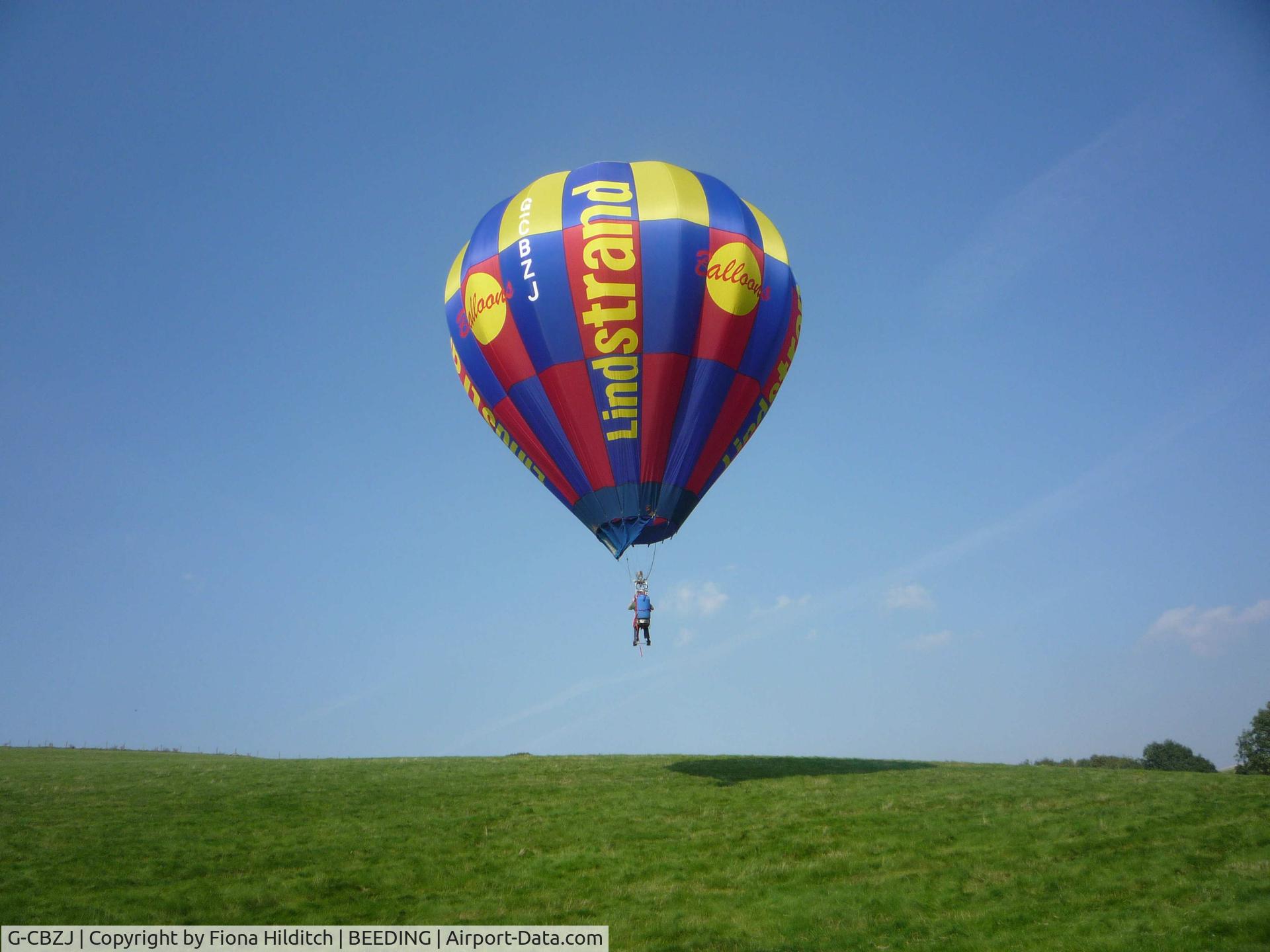 G-CBZJ, 2003 Lindstrand Balloons LBL 25A Cloudhopper C/N 892, Upper Beeding, West Sussex
